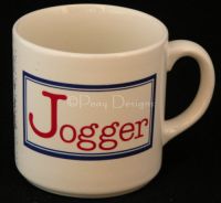 Doug Wilson JOGGER WITH A CAPITAL J Coffee Mug